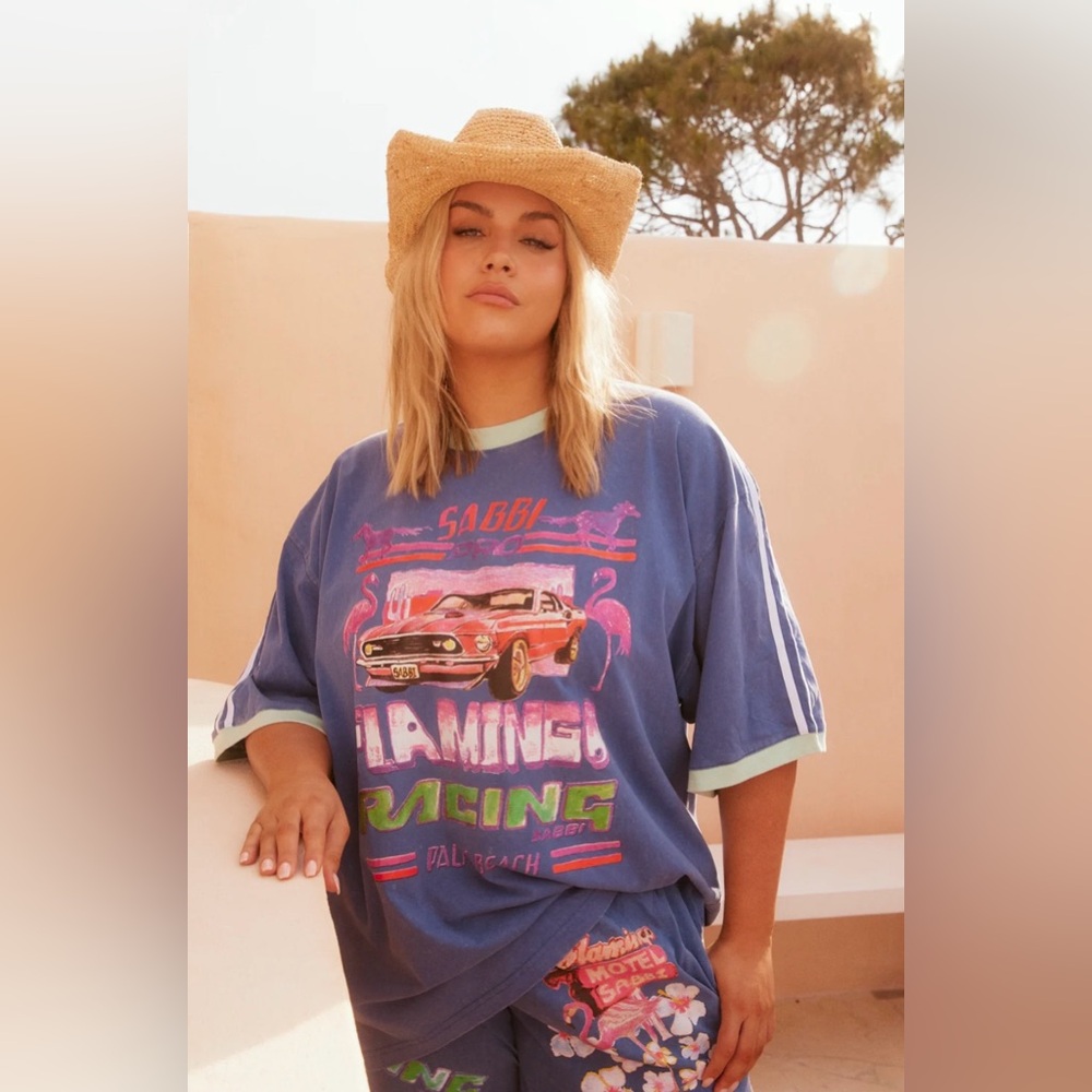Sabbi Flamingo Racing Graphic Tee